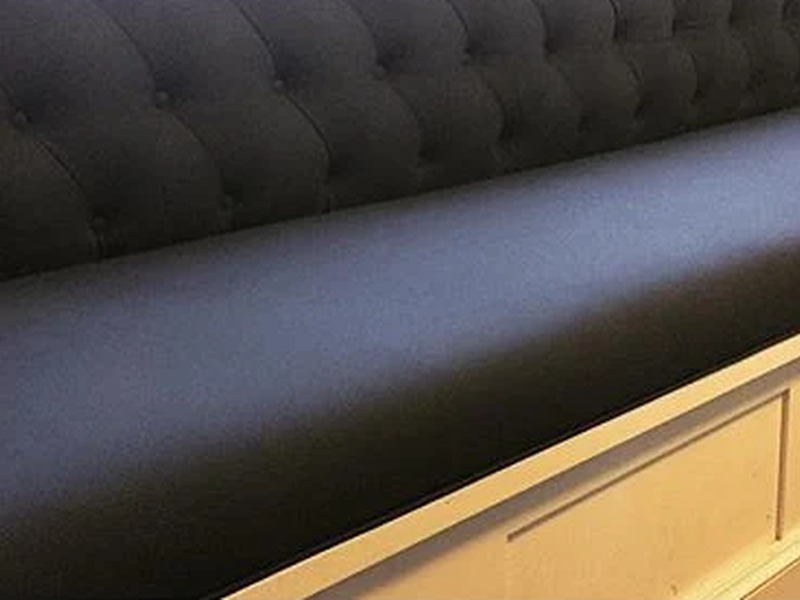 Sofa and banquette upholstery by Forte
