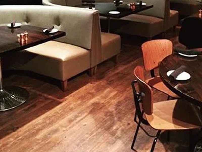 Restaurant banquettes by Forte