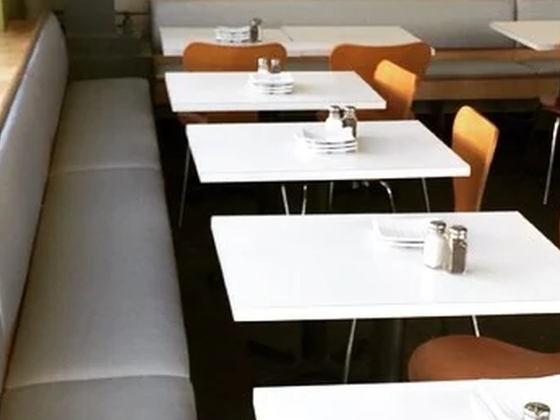 Restaurant seating by Forte